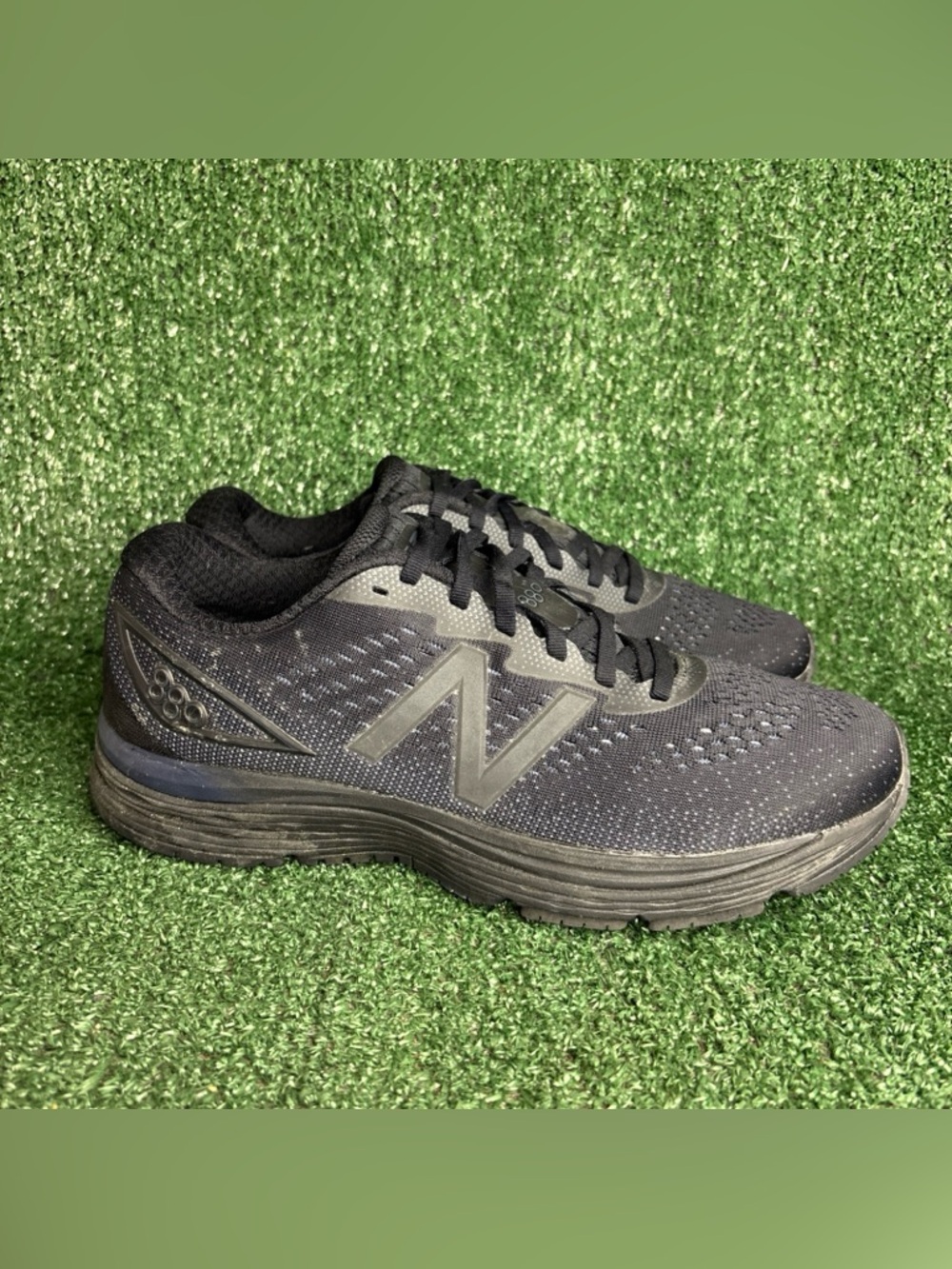 New Balance 880v9 Shoes Mens Size 9.5 Triple Black Mesh Running Sneakers M880TB9
